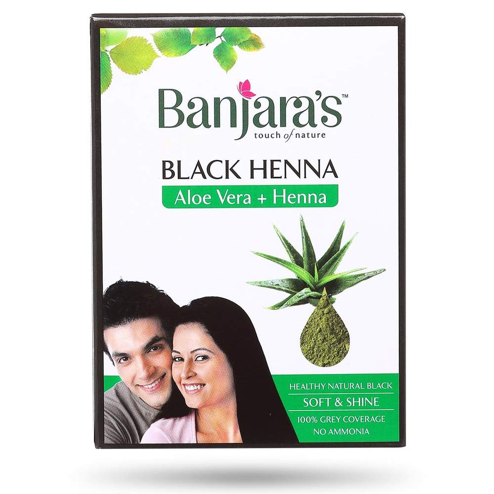 BANJARAS BLACK HENNA ALOEVERA 10
